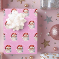 Pretty Pink Santa Claus Custom Girls Christmas
