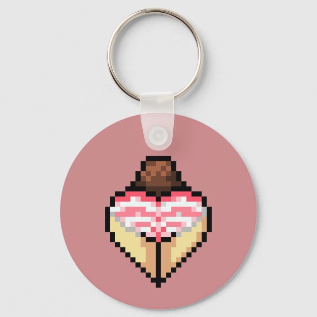 Pretty pink shimapan Keychain (Front)