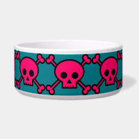 Pretty Pink Skull and Cross Bones