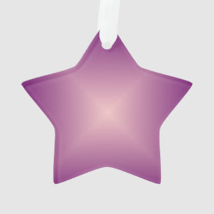 Pretty Pink  Star > Xmas Ornament