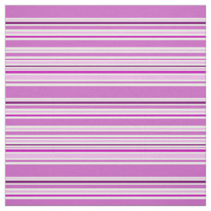Pretty Pink Striped Simple Girly Fabric
