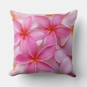 Pretty Pink Summer Flowers  Cushion