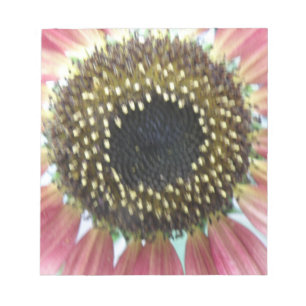 Pretty Pink Sunflower Notepad