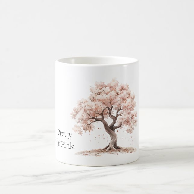 Pretty Pink Tree Coffee Mug (Center)