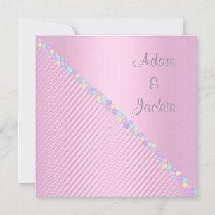PRETTY PINK TULIP WEDDING INVITATIONS