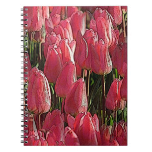 Pretty Pink Tulips Notebook