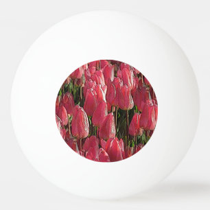 Pretty Pink Tulips Ping Pong Ball