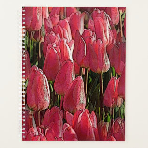 Pretty Pink Tulips Planner