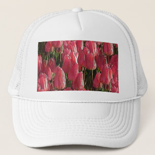 Pretty Pink Tulips Trucker Hat