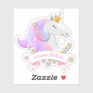Pretty Pink Unicorn Princess Sparkles