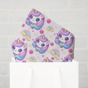Pretty Pink Unicorns  Tissue Paper