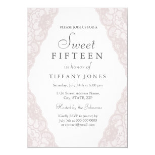 Sweet 15 Invitations Announcements Zazzle Nz