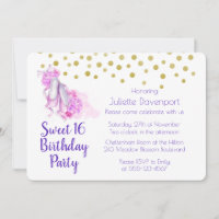 Pretty Pink Watercolor Ballet Theme Birthday