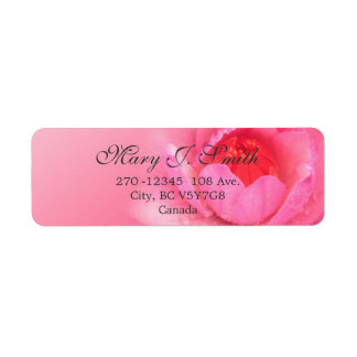 Pretty pink waterlily flower custom personalise