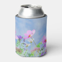 Pretty Pink Wild Flower Meadow