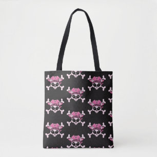 Pretty Pirate Kitty Tote Bag