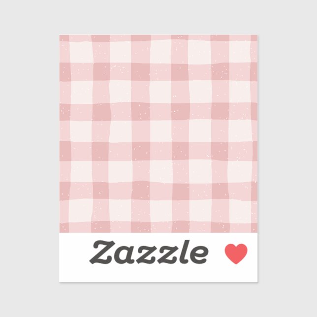 Pretty plaid pattern in pink Scrapbooking (Sheet)