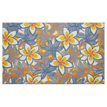 Pretty plumeria aloha print