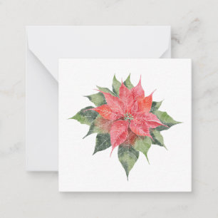 Pretty Poinsettia Card