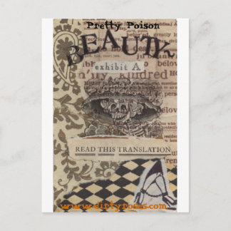 Pretty Poison Beauty Postcard