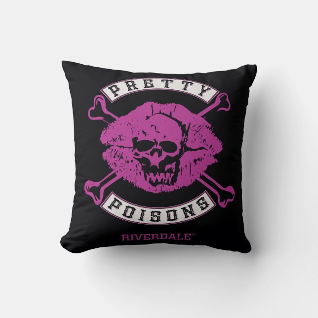 Pretty Poisons Logo Cushion (Front)