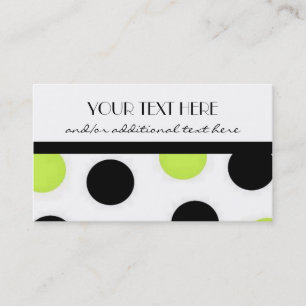 Pretty Polka Dots Business Card
