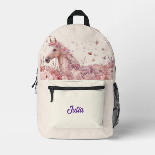 Pretty Ponies and Petals Horse Backpack for Girls