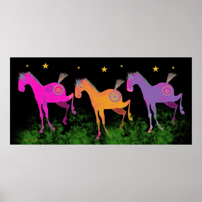 Pretty Ponies Under the Stars Poster (Front)