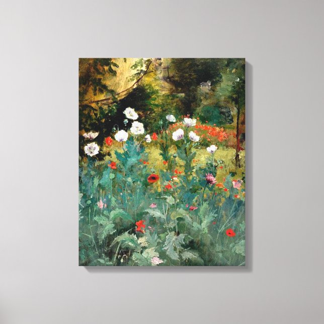 Pretty Poppies Canvas Print (Front)