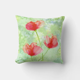 Pretty Poppies Pillow
