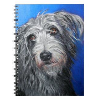 'Pretty Poppy' - Lurcher girl Notebook