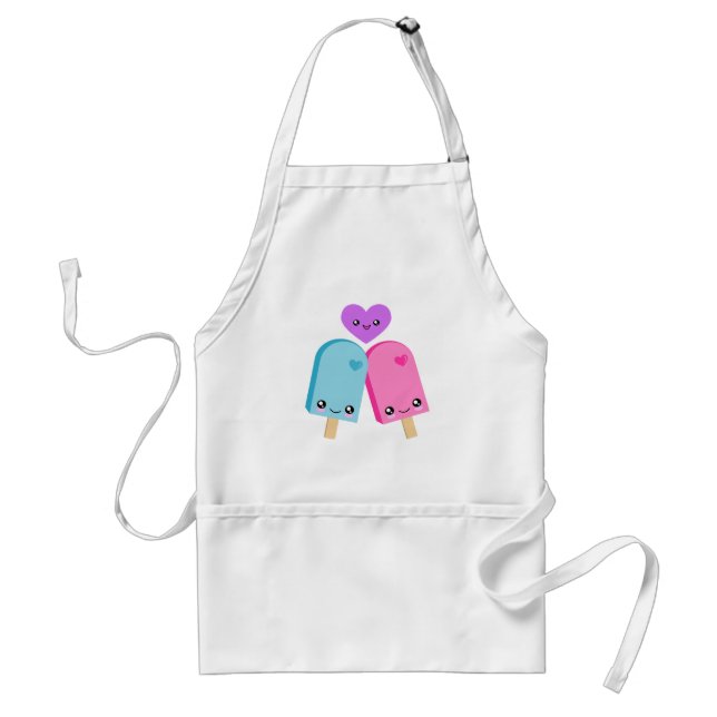 Pretty Popsicles BFF Kawaii Apron (Front)