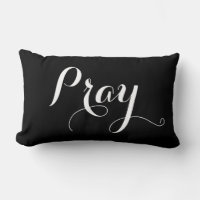 pretty PRAY in script lettering |