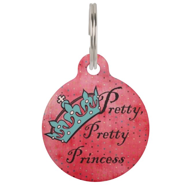 Pretty Pretty Princess Pet ID Tag (Front)