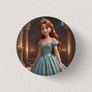 Pretty Princess 3 Cm Round Badge