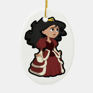 PRETTY PRINCESS CERAMIC TREE DECORATION