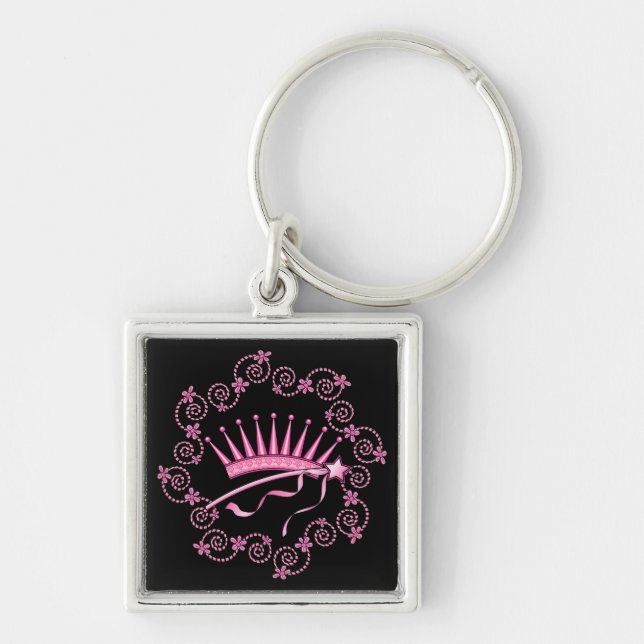 Pretty Princess Crown Key Ring (Front)