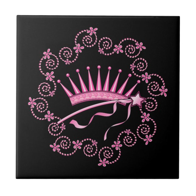 Pretty Princess Crown Tile (Front)
