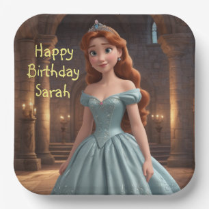 Pretty Princess Paper Plate