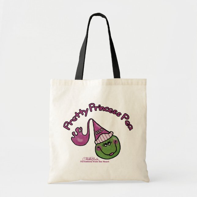 Pretty Princess Pea Tote Bag (Front)