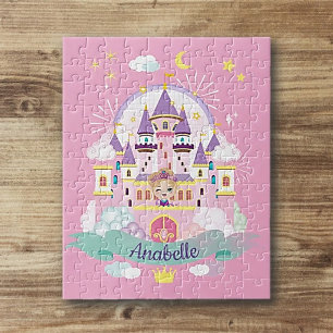 Pretty Princess Personalized Jigsaw Puzzle