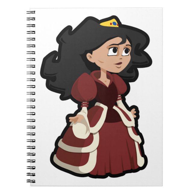 PRETTY PRINCESS SPIRAL NOTEBOOK (Front)