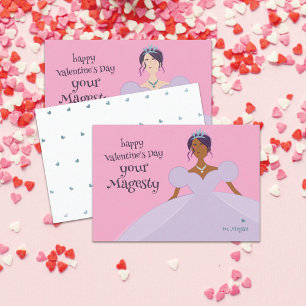 Pretty Princess Valentine's Day Card