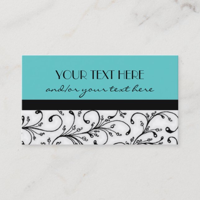 Pretty & Professional Business Card (Front)