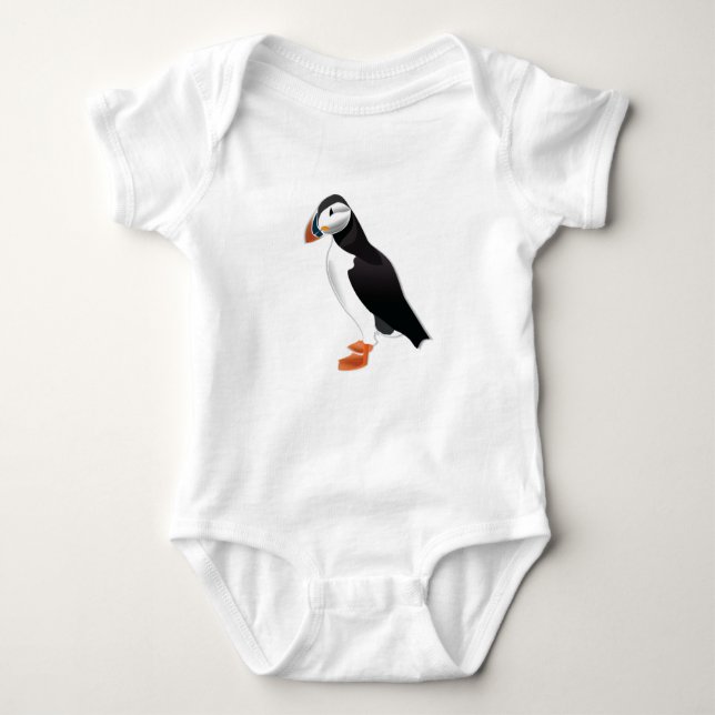 Pretty Puffin Baby Tee (Front)