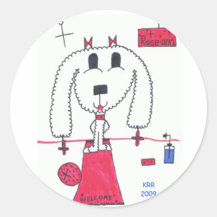 Pretty Puppy "Roseann" - stickers