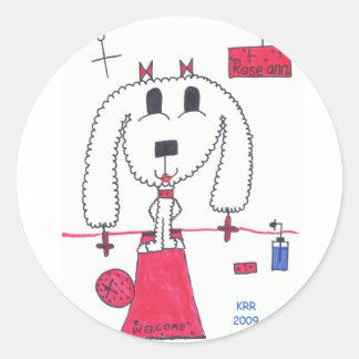Pretty Puppy "Roseann" - stickers