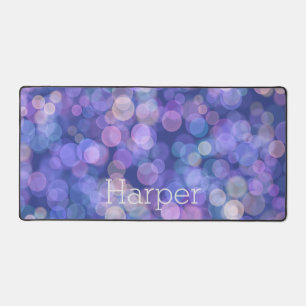 Pretty Purple Floating Colour Desk Mat
