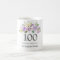 Pretty Purple Floral Womans 100th Birthday Gift