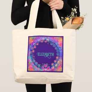 Pretty Purple Inspirivity Personalised Tote Bag